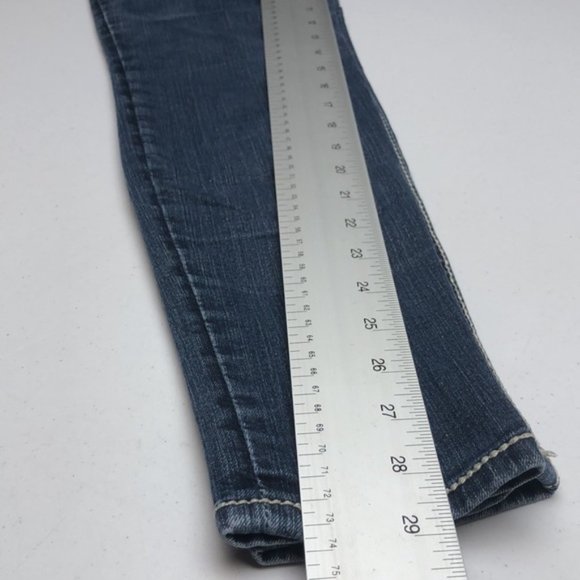 VINTAGE SEVEN7 SKINNY JEANS 29x29 EMBROIDERED POCKETS ❤️ - Picture 12 of 12